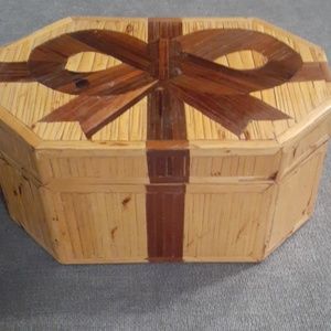 Vintage bamboo box